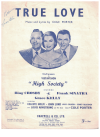True Love used sheet music