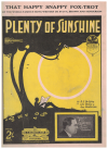 Plenty Of Sunshine (1927) sheet music