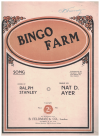 Bingo Farm (1925) sheet music