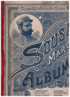 The Sousa March Album (c.1900) Chappell's Westminster Albums No.17 10 popular marches composed by John Philip Sousa 'The March King' 
used piano book for sale in Australian second hand music shop