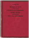 Francis & Day's Popular and Community Song Book For All Occasions No.1 hardcover piano songbook used song book for sale in Australian second hand music shop