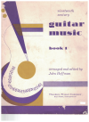 Nineteenth Century Guitar Music Book 1 arranged edited by John Hoffman (1966) 
used book of classical guitar sheet music scores for sale in Australian second hand music shop