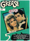 Grease 5 Of The Best piano songbook (1998) ISBN 1859099998 used song book for sale in Australian second hand music shop
