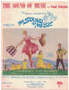 The Sound Of Music Vocal Selection piano songbook (1959) Oscar Hammerstein II Richard Rodgers piano song book used song book for sale in Australian second hand music shop