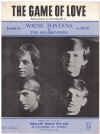 The Game Of Love (1964) Wayne Fontana and The Mindbenders used sheet music