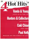 4 Australian Hot Hits Volume 1 used piano songbook for sale in Australian second hand music shop