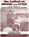 The Ballad Of Bonnie And Clyde (1967) sheet music
