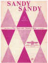 Sandy Sandy (1963) The Town and Country Boys used sheet music