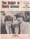 The Knight In Rusty Armour (1966) Peter and Gordon sheet music