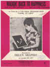 Walkin' Back To Happiness (1961) used sheet music