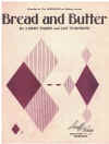 Bread And Butter (1964) song by Larry Parks Jay Turnbow The Newbeats used original piano sheet music score for sale in Australian second hand music shop