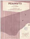 Peanuts (La Cacahuata) used sheet music