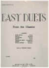 Easy Duets From The Classics edited Frederic Fifield Imperial Edition No.357 used piano duet sheet music scores for sale in Australian second hand music shop