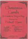 Christmas Carols 12 Carols To Sing Or Play Arranged By Hubert Wynn easy piano songbook (1937) Imperial Edition No.451 used Christmas song book for sale in Australian second hand music shop