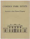 Camden Park Estate Australia's Oldest Pastoral Property booklet (c.1965) used Australian history book for sale in Australian second hand bookshop