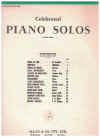 Celebrated Piano Solos 2nd Series Allan's Australian Music Books No.4 used book of piano sheet music scores for sale in Australian second hand music shop