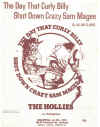 The Day That Curly Billy Shot Down Crazy Sam Magee used sheet music