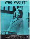Who Was It? used sheet music