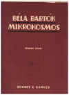 Bela Bartok Mikrokosmos for Piano Solo Volume VI