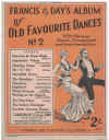 Francis and Day's Album Of Old Favourite Dances No.2 for piano for sale in Australian second hand music shop