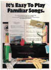 It's Easy To Play Familiar Songs easy piano songbook arranged by Cyril Watters (1984) Wise Publications AM36419 ISBN 071190488X 
used song book for sale in Australian second hand music shop