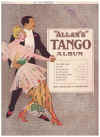 Allan's Tango Album for piano (c.1920) used piano book for sale in Australian second hand music shop
