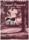 The Chapel Organist Easy Arrangements For The Amateur Organist Volume 3 by Norman Johnson (Singspiration 1969) 
used organ book for sale in Australian second hand music shop