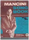 Mancini Song Book piano songbook (1965) containing songs written to the music of Henry Mancini 
used song book for sale in Australian second hand music shop