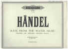 Handel Suite From The Water Music (Bouree; Air; Hornpipe; Andante; Finale) for Piano Duet by G F Handel (Leonard Duck) Hinrichsen No.46 
used book of piano duet sheet music scores for sale in Australian second hand music shop