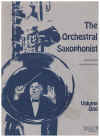 The Orchestral Saxophonist Volume One by Bruce Ronkin & Robert Frascotti (1978) used saxophone music book for sale in Australian second hand music shop