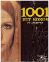 1001 Hit Songs De-Luxe Edition Containing All 1001 Hit Songs A-Z compiled & edited by Henry Adler melody line songbook AL2638 
used song book for sale in Australian second hand music shop