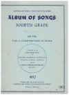 AMEB Album of Songs Fourth Grade 1957 High Voice