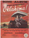 Oklahoma! Song Album piano songbook (1943) by Oscar Hammerstein II Richard Rodgers used piano song book 
of songs from the 1943 film 'Oklahoma!' starring Gordon MacRae Gloria Grahame Gene Nelson Charlotte Greenwood Eddie Albert James Whitmore Rod Steiger Shirley Jones for sale in Australian second hand music shop
