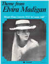 Elvira Madigan Piano Theme sheet music