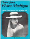 Elvira Madigan Piano Theme used sheet music