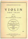 AMEB Violin Examinations No.3 1964 First Grade