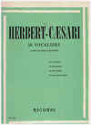 E Herbert-Caesari 50 Vocalises (Vowelisation Exercises) Ricordi E.R.945 used book for sale in Australian second hand music shop