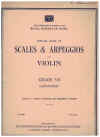 ABRSM Official Book of Scales & Arpeggios for Violin Grade VII