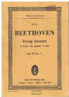 Beethoven String Quartet No.7 in F Major Op.59 No.1 study score