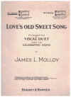 Love's Old Sweet Song Vocal Duet sheet music