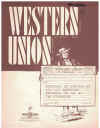 Western Union (1967) song by M Rabon N Ezell J Durrill recorded by The Five Americans on Festival Records and by The Strangers on Go Records 
used original guitar sheet music score for sale in Australian second hand music shop