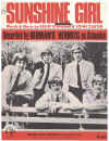Sunshine Girl (1968) song by Geoff Stephens & John Carter recorded by Herman's Hermits on Columbia Records 
used original piano sheet music score for sale in Australian second hand music shop