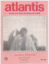 Atlantis (1968) song by Donovan Leitch recorded by Donovan used original piano sheet music score for sale in Australian second hand music shop