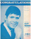Congratulations (1968 Cliff Richard) sheet music