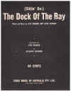 (Sittin' On) The Dock Of The Bay (1967 Otis Redding) used sheet music