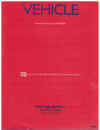 Vehicle used sheet music