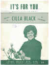 It's For You (1964 Cilla Black) sheet music