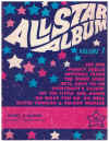 All Star Album Volume 1 piano songbook (c.1968) used vintage song book for sale in Australian second hand music shop