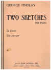 Two Sketches For Piano sheet music