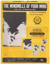The Windmills Of Your Mind 1968 used sheet music